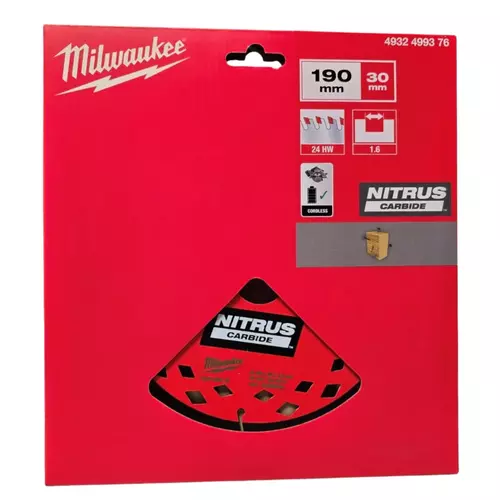 Milwaukee 4932499376 Nitrus – tarcza tnąca Carbide 190 mm do rozbiórek 3