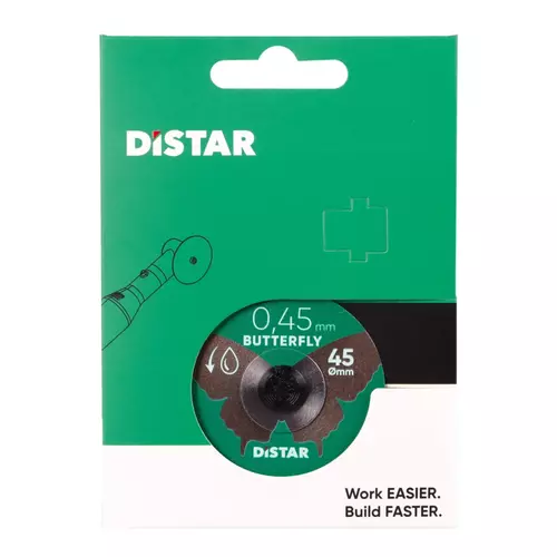 Distar Butterfly 45x0,45x5,8H – diamentowa tarcza tnąca 45 mm do gresu i ceramiki  4