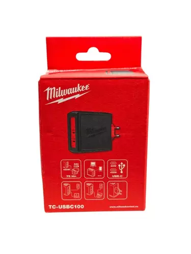 Milwaukee TC-USBC100 – adapter USB-C z dwoma portami 120 W 4