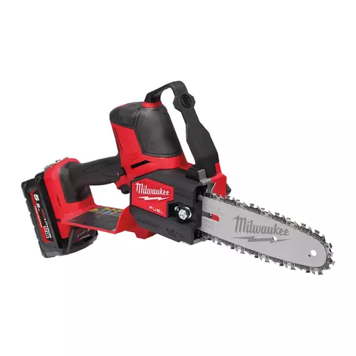 Milwaukee M18 FHS20-552 pilarka łańcuchowa akumulatorowa 20 cm 18 V FUEL z 2 × 5.5 Ah i ładowarką 2