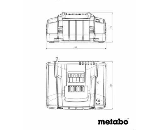 Metabo ASC 145 szybka ładowarka 12–36 V AIR COOLED 627378000 2