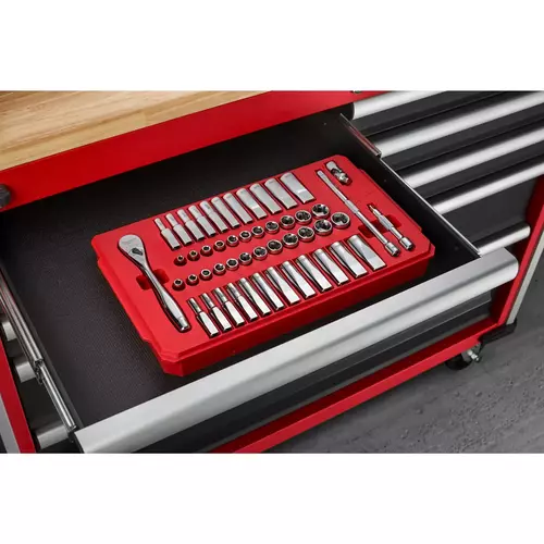 Milwaukee zestaw nasadek z grzechotką 1/4" 28 elementów 4932464943 5