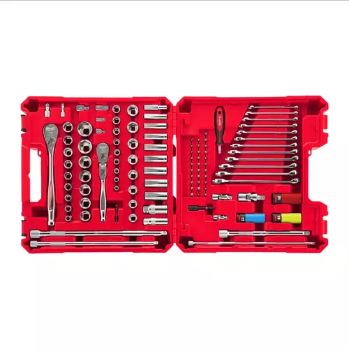 Milwaukee zestaw narzędzi mechanicznych 108 elementów 1/4" 3/8" 1/2" 4932501845 3