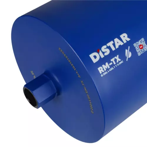 Distar DDS-W DLD RM-TX wiertło diamentowe korona 250 × 450 mm 1 1/4" UNC do wiercenia na sucho 10215129022 3