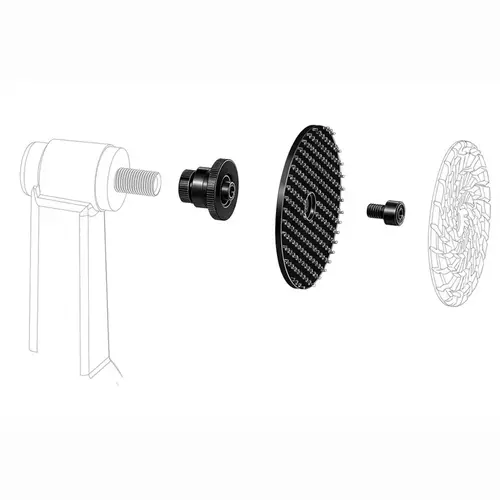 Distar Polishing Support d50×5,8/9,6 adapter do padów polerskich i tarcz diamentowych Proxxon 71419034031 3