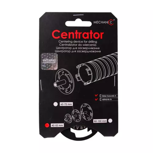 Mechanic Centrator RS/RM-TX 42/52 mm do koron diamentowych 71419031031 5