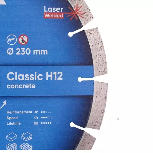 Distar Classic H12 1A1RSS tarcza diamentowa 230 × 2,4/1,6 × 22,23 mm do betonu i żelbetu 12315011018 3