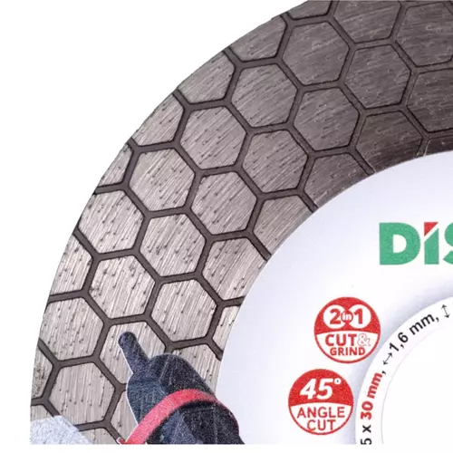 Distar Edge Dry Slider 125 × 1,6 × 25 × 30 mm tarcza do ukosowania gresu 10115502020 3
