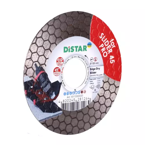 Distar Edge Dry Slider 125 × 1,6 × 25 × 30 mm tarcza do ukosowania gresu 10115502020 2
