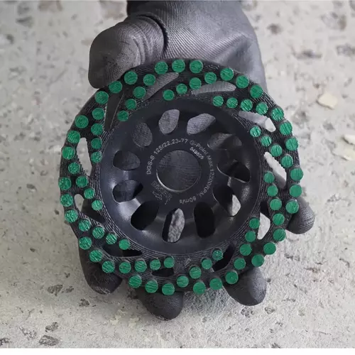 Distar Green Point DGS-S tarcza garnkowa frez diamentowy 125 × 22,23 mm do betonu 11127048020 5
