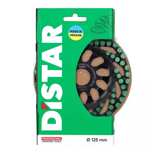 Distar Green Point DGS-S tarcza garnkowa frez diamentowy 125 × 22,23 mm do betonu 11127048020 6