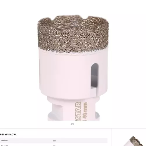 Distar Keramik Pro DDR-V wiertło diamentowe 40 × 30 mm M14 do gresu 89568442090 3