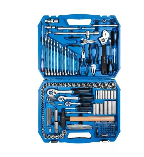 Högert Technik HT1R439 zestaw narzędziowy 131 elementów 1/4 3/8 1/2 CrV 2