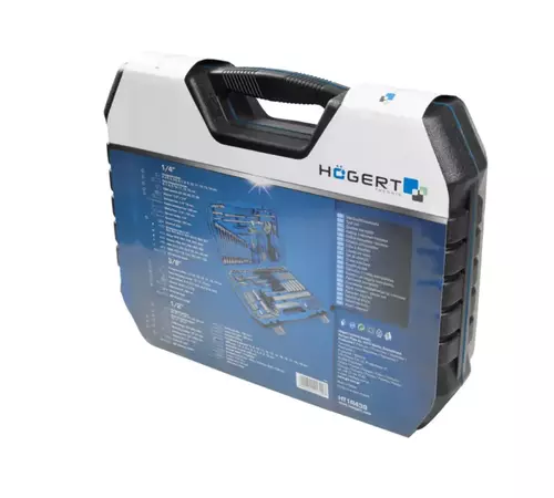 Högert Technik HT1R439 zestaw narzędziowy 131 elementów 1/4 3/8 1/2 CrV 4