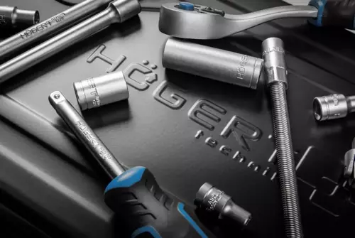Högert Technik HT1R486 zestaw narzędziowy 63 elementy 1/4" 72T CrV 3