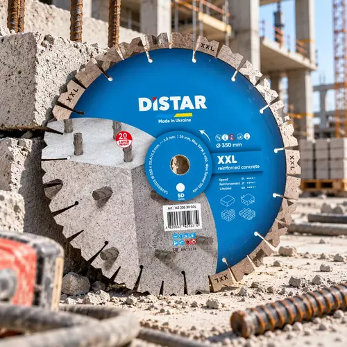 Distar XXL 350 mm Tarcza diamentowa 3,0 mm otwór 20 mm  4