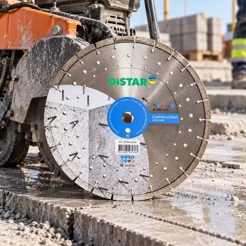 Distar Construction 350 mm tarcza diamentowa do betonu kostki 25,4 mm 10115535012 3