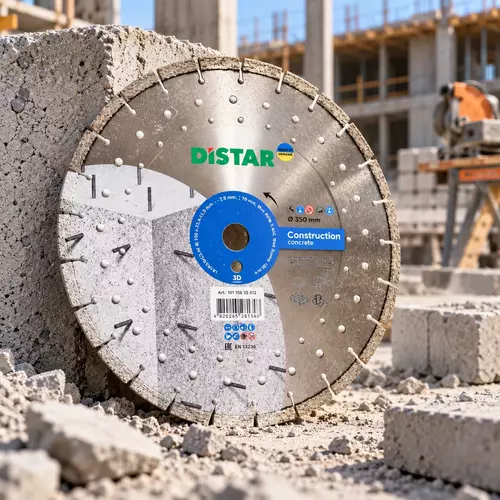 Distar Construction 350 mm tarcza diamentowa do betonu kostki 25,4 mm 10115535012 4