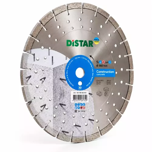Distar Construction 350 mm tarcza diamentowa do betonu kostki 25,4 mm 10115535012 2