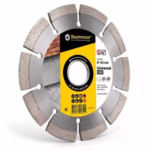 Baumesser Universal 125 mm tarcza diamentowa 22,23 mm 94315129010 2