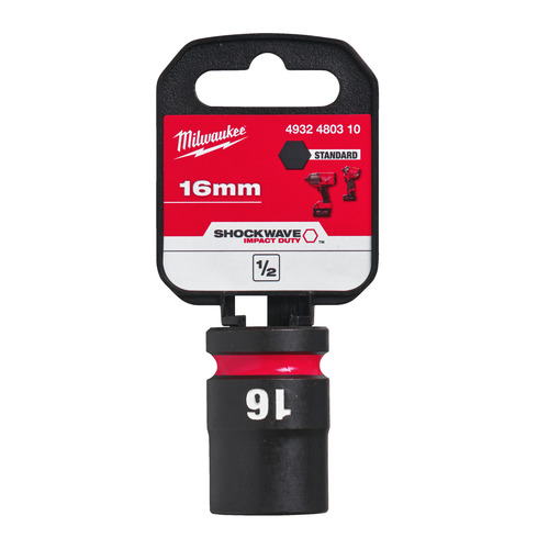 Nasadka udarowa krótka 16 mm 1/2" - 1pc 3