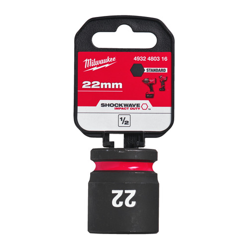 Nasadka udarowa krótka 22 mm 1/2" - 1pc 3