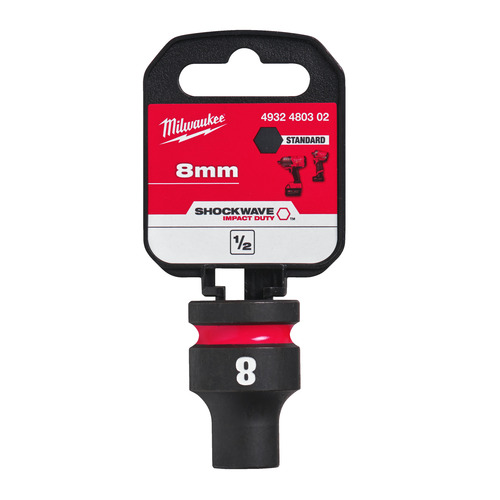 Nasadka udarowa krótka 8 mm 1/2" - 1pc 3