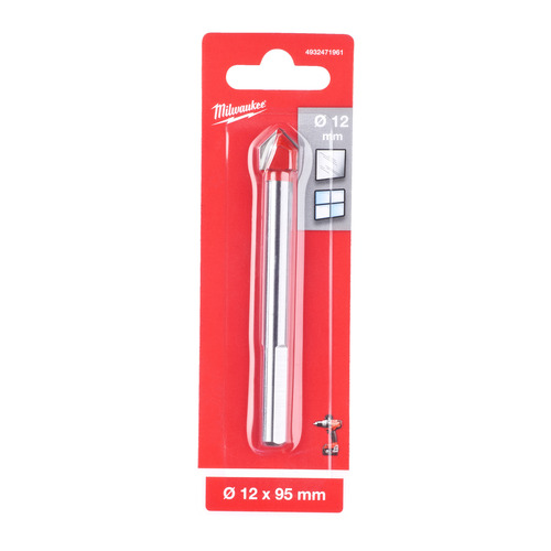 Wiertło do płytek i szkła 12 x 95 - 1 szt. 4