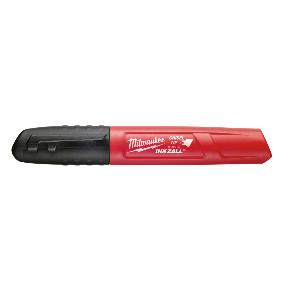 Marker z końcówką typu dłuto czarny Milwaukee 1