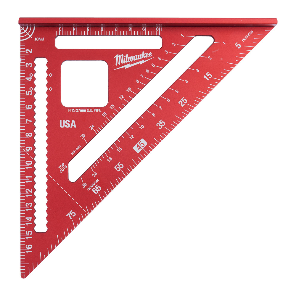 Kątownik ciesielski z podziałką metryczną 18 cm  Milwaukee 1