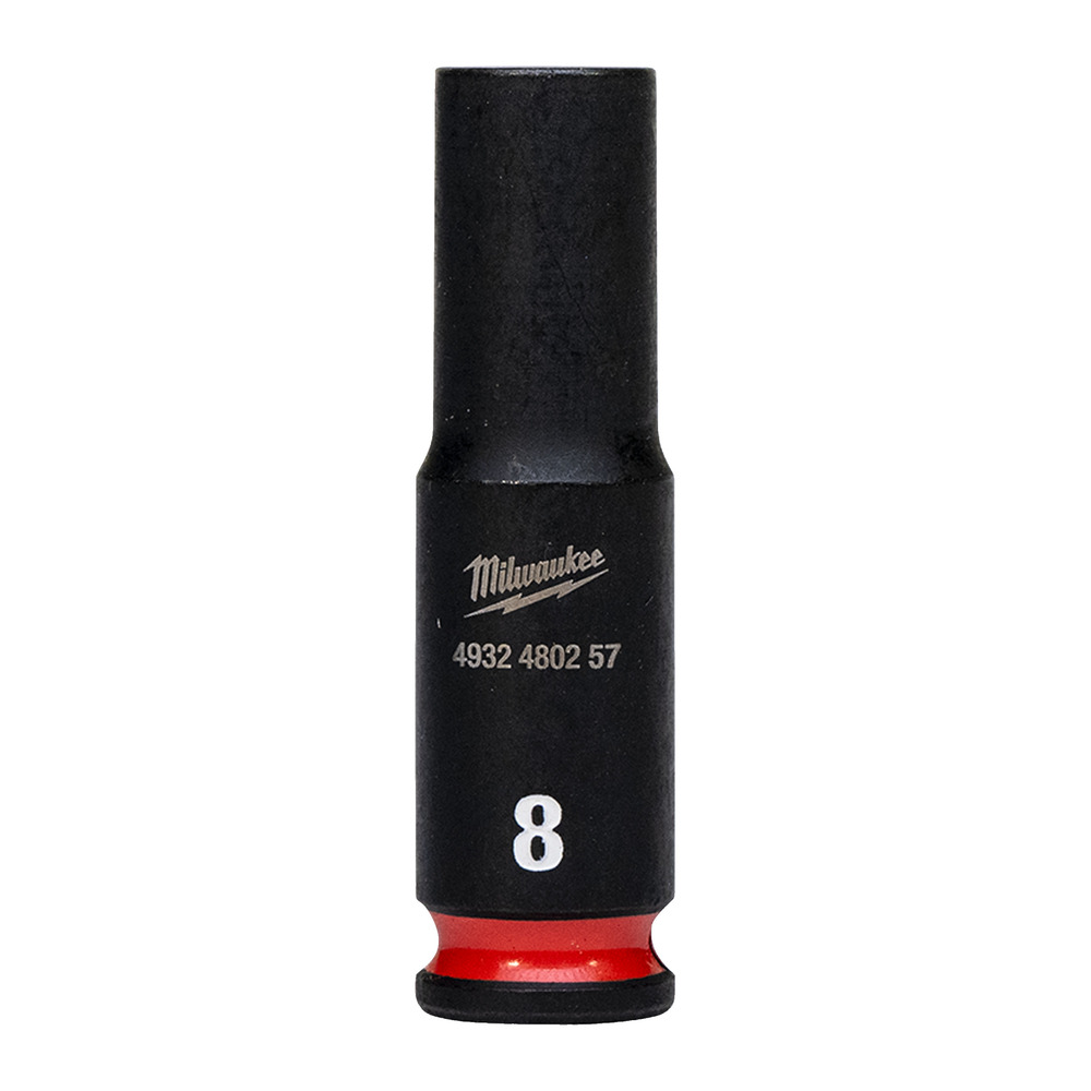 Milwaukee Nasadka udarowa długa 1/4" 8mm - 1 szt 1