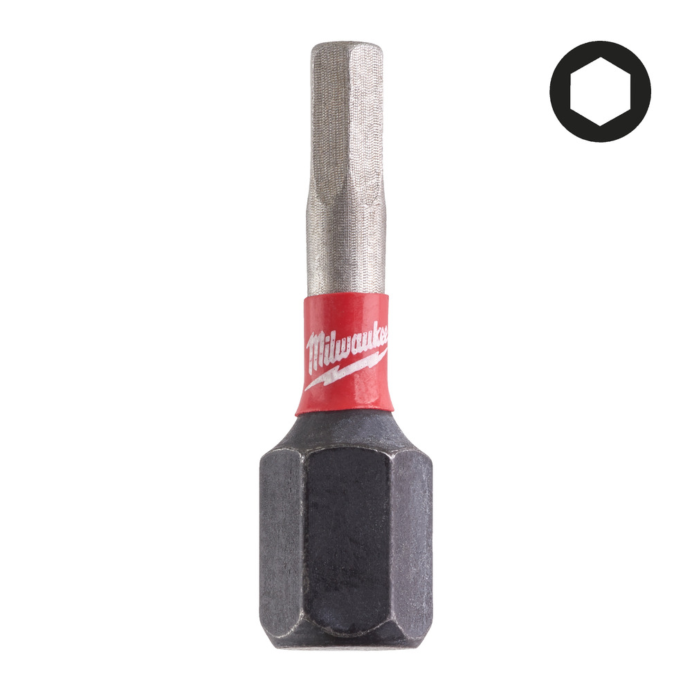 Bity udarowe Shockwave Hex 3 mm x 25 mm - 2 szt. 1