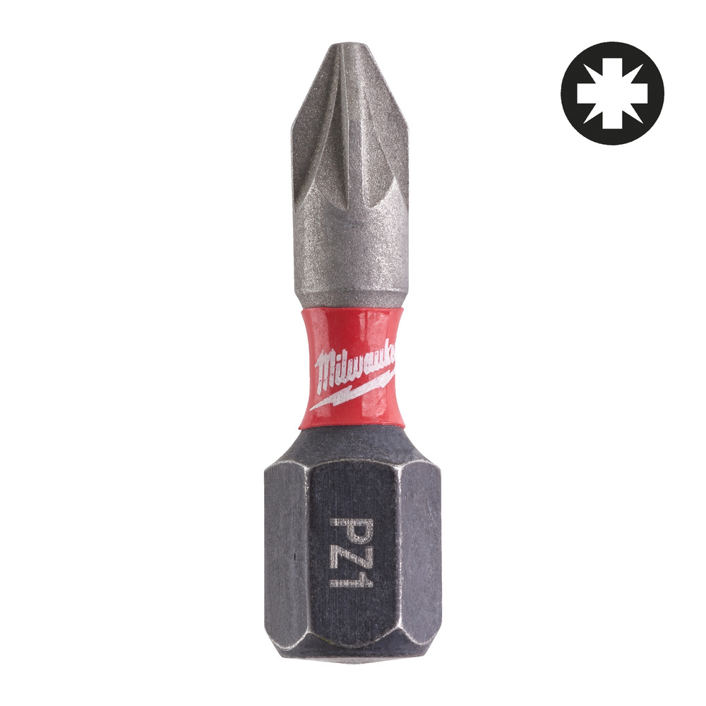 Bity udarowe Shockwave PZ1 x 25 mm - 2 szt. 1