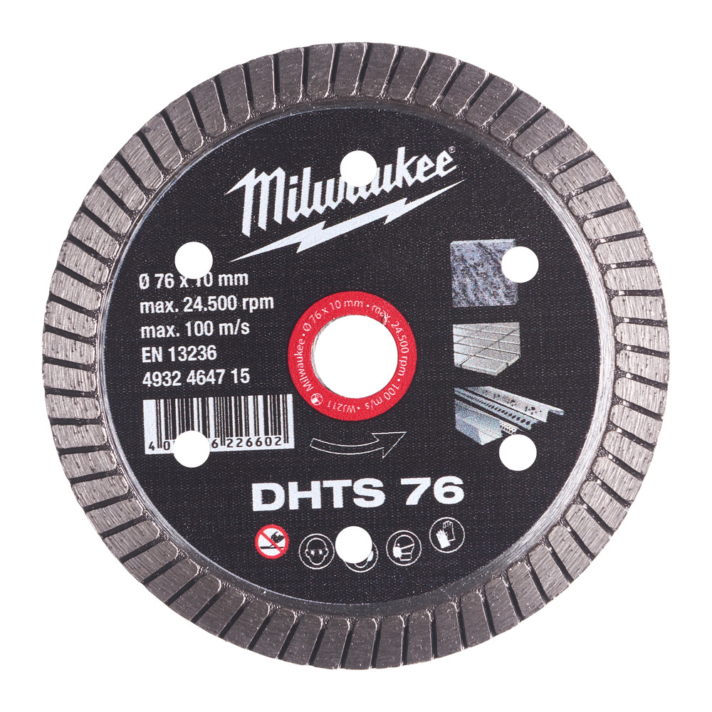 Tarcza diamentowa tnąca DHTS 76 x 10 mm 1