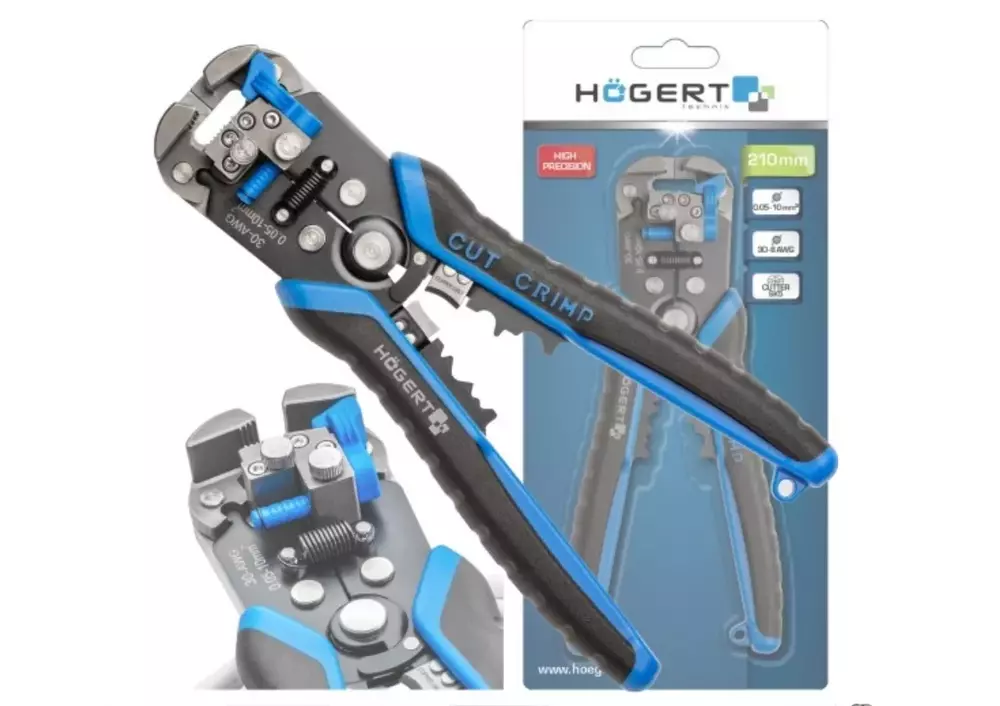 Automatyczny ściągacz izolacji Högert Technik HT1P182 210 mm 1