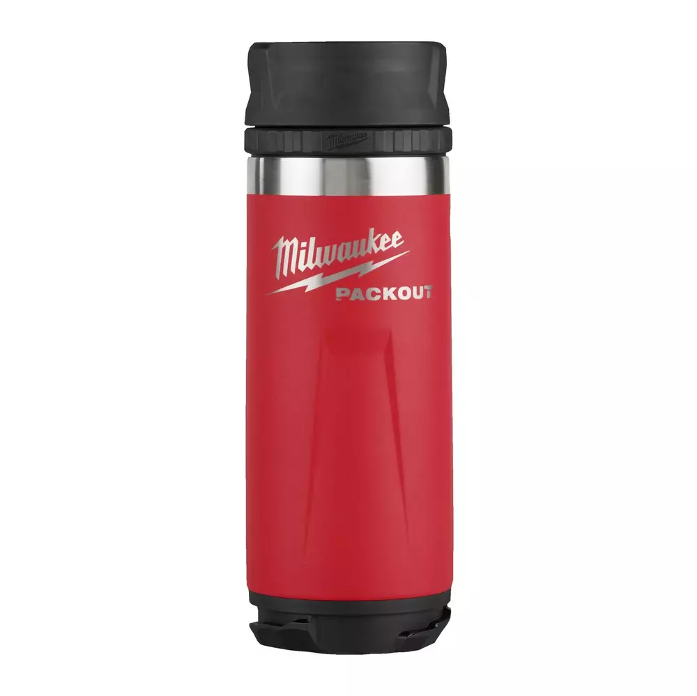 Butelka termiczna PACKOUT™ 532 ml z pokrywką - czerwona Milwaukee 1