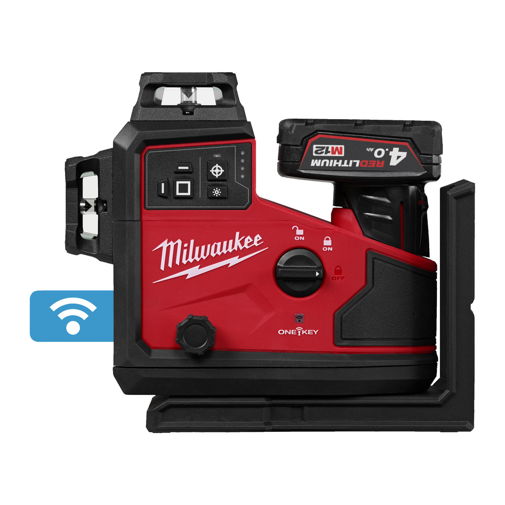 Zielony laser automatyczny 360° 3 płaszczyzny M12 A3PLO-401C Milwaukee 1