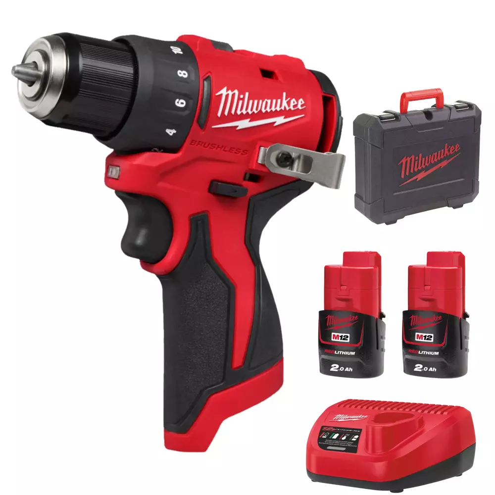 M12 BLDDRC-202C M12 Kompaktowa bezszczotkowa wiertarko-wkrętarka Milwaukee 1
