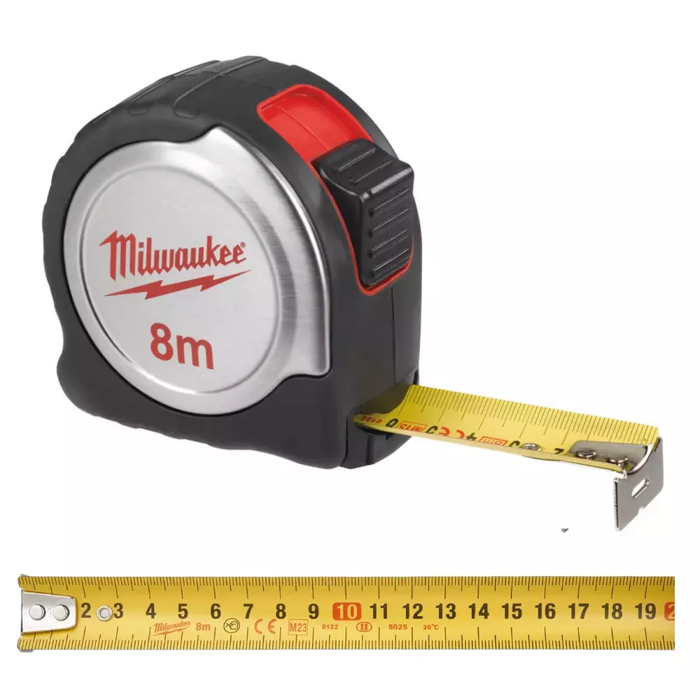 Milwaukee 4932451640 – taśma miernicza Compact Line 8 m / 25 mm 1