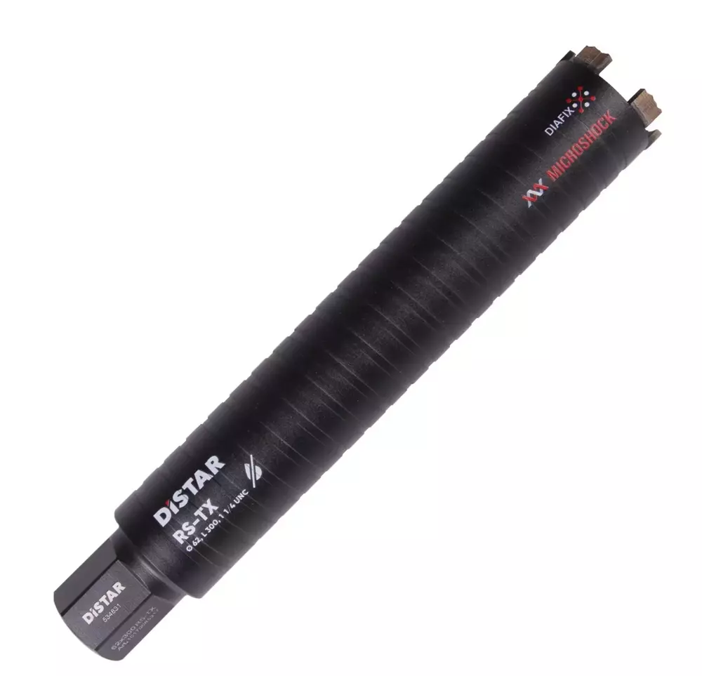 Distar DDS-W 62×300 RS-TX – wiertło diamentowe 62 mm do wiercenia na sucho 1