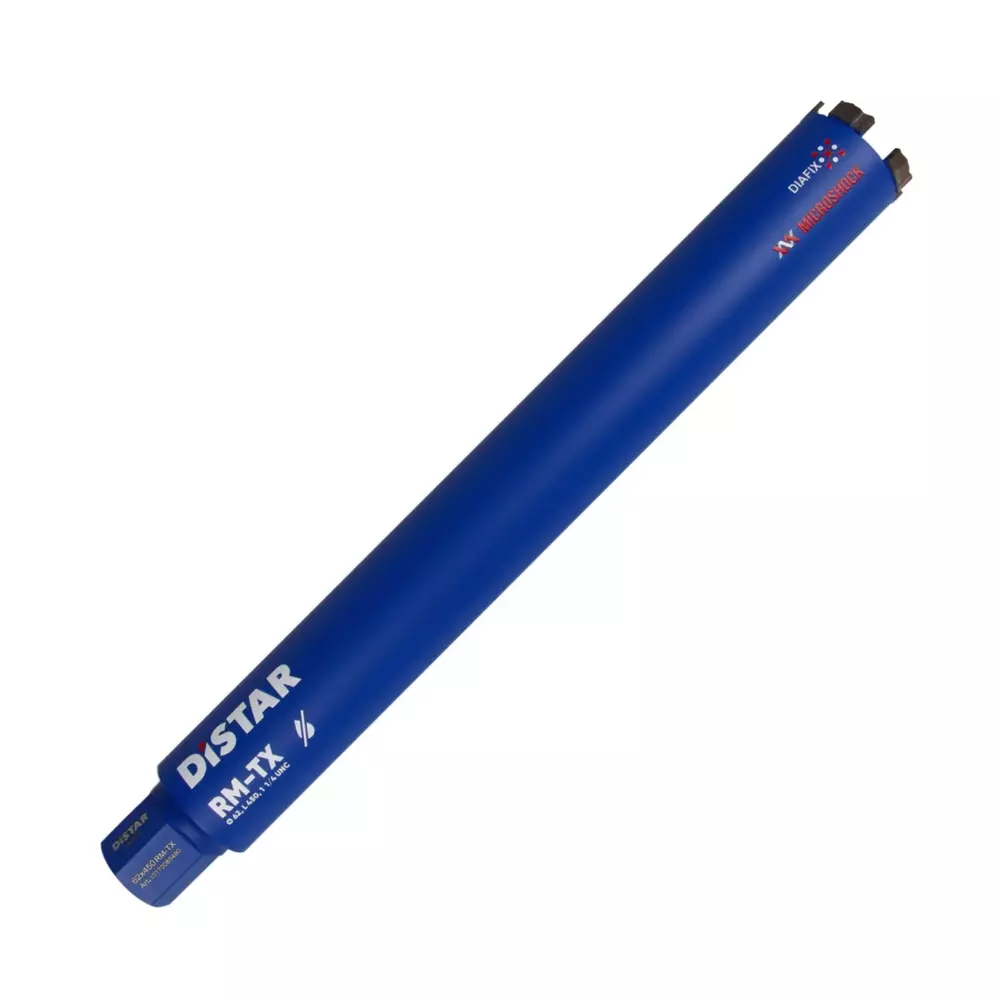 Distar DDS-W 62×450 RM-TX – wiertło diamentowe 62 mm / 450 mm (na sucho) 1