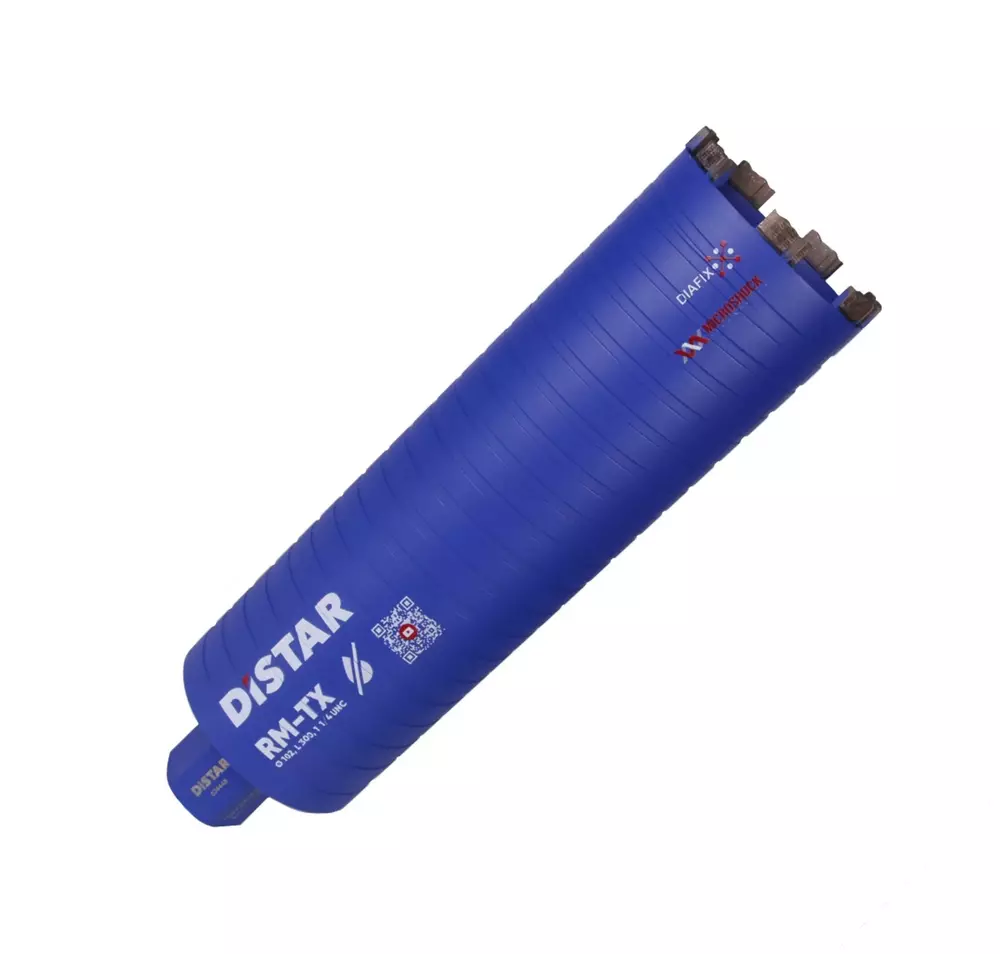 Distar DDS-W 102×300 RM-TX – wiertło diamentowe 102 mm / 300 mm (na sucho) 1