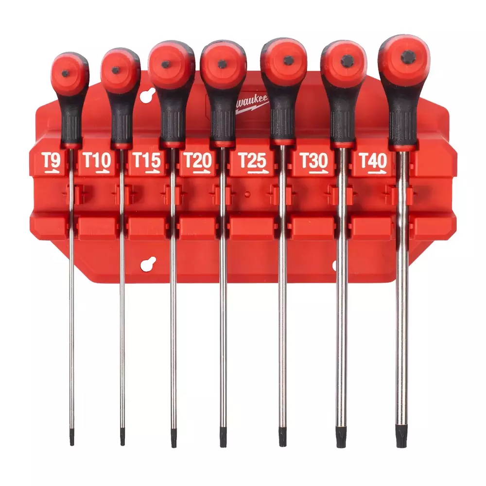 Milwaukee 4932498690 Zestaw kluczy Torx Comfort Grip 7 szt. z uchwytem 1