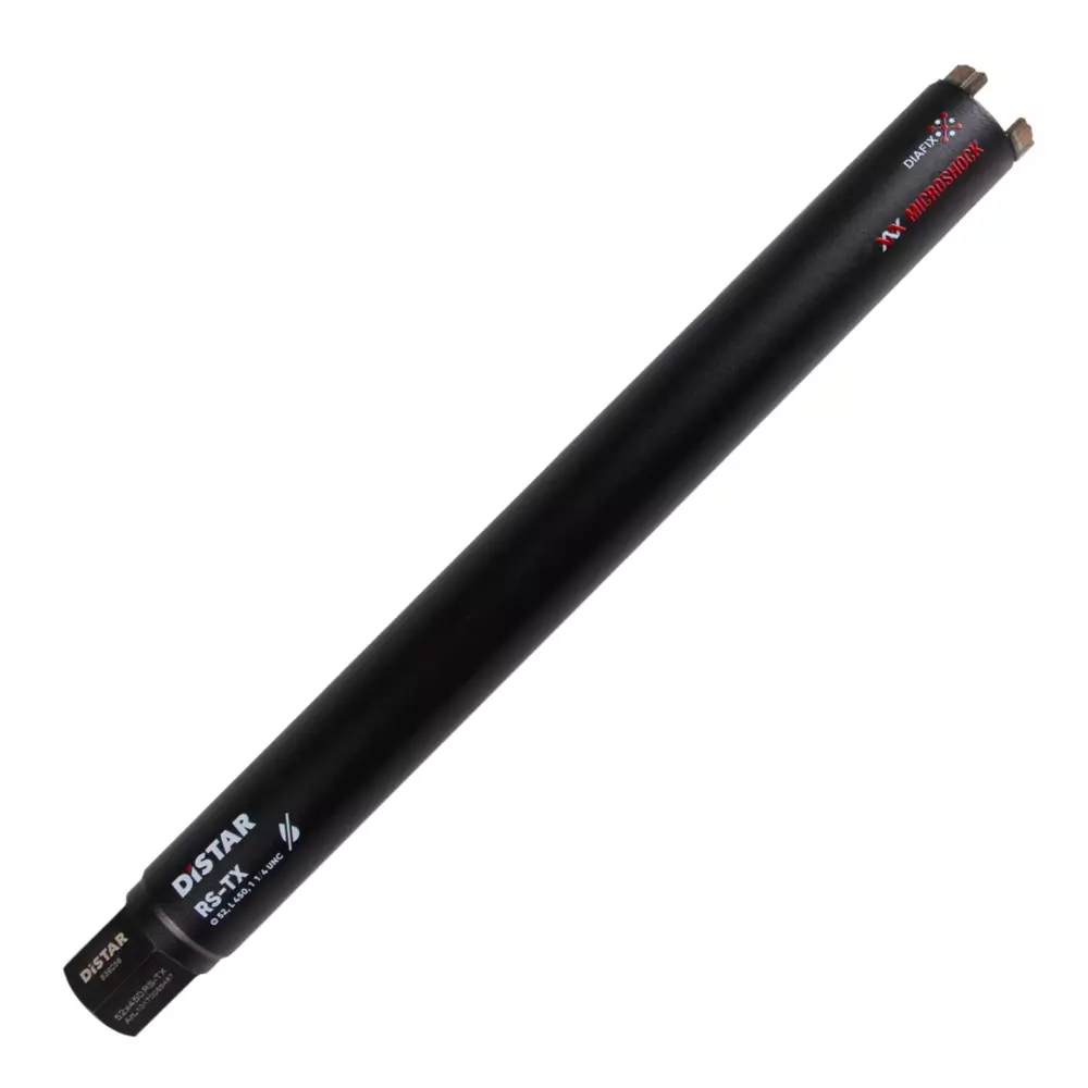 Distar DDS-W RS-TX wiertło diamentowe korona 52 × 450 mm 1 1/4 UNC do wiercenia na sucho 10170085487 1