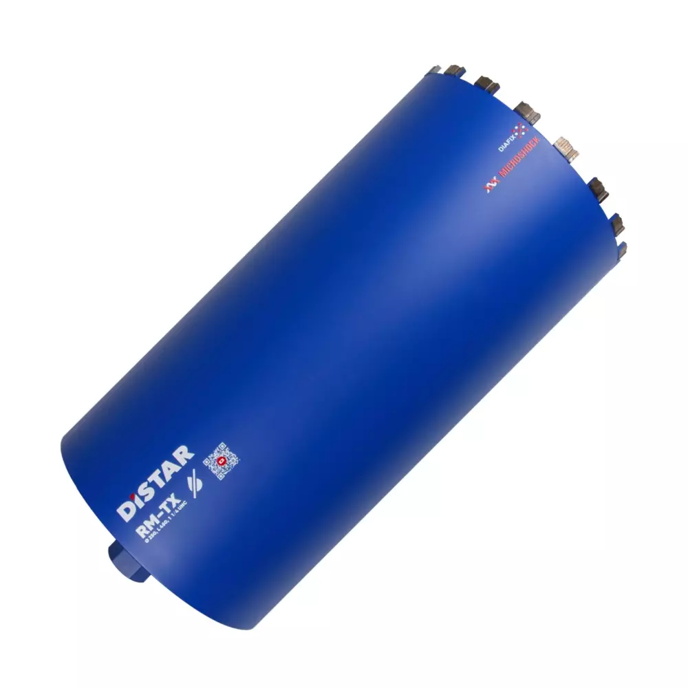 Distar DDS-W DLD RM-TX wiertło diamentowe korona 250 × 450 mm 1 1/4" UNC do wiercenia na sucho 10215129022 1