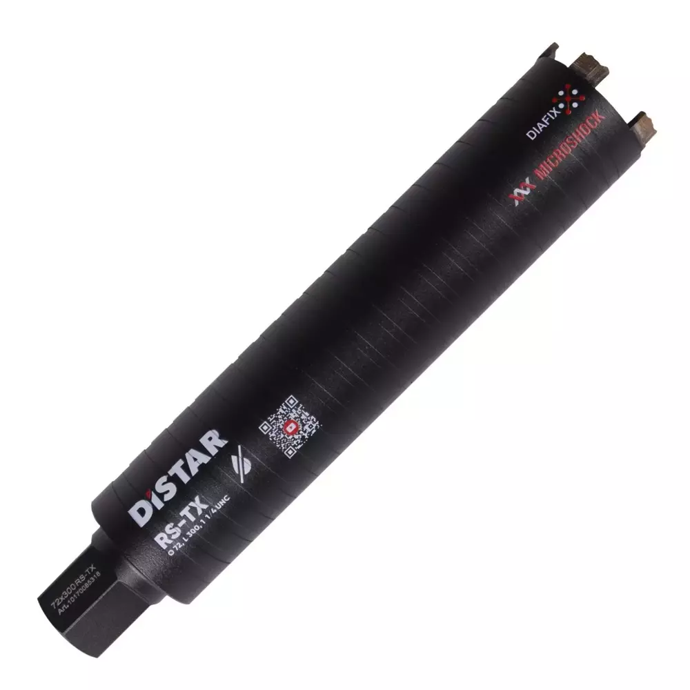 Distar DDS-W RS-TX korona diamentowa 72 × 300 mm 1 1/4″ UNC 10170085318 1