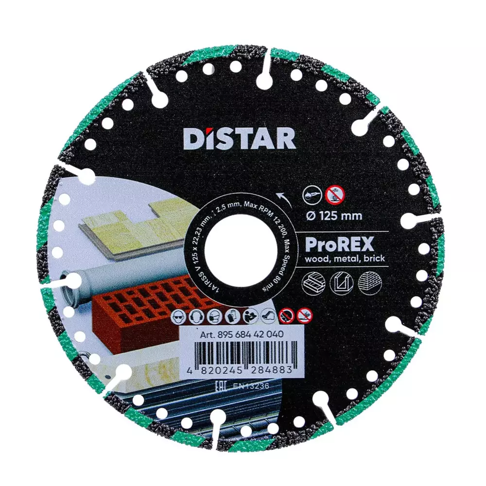 Distar Rex 1A1RSS tarcza diamentowa uniwersalna 125 × 2,5 × 22,23 mm 89568442040 1
