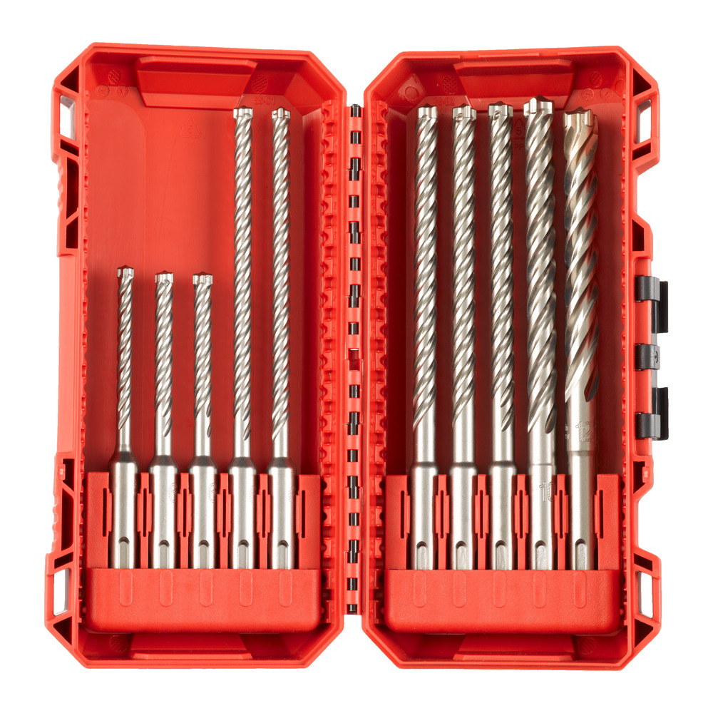 Zestaw wierteł SDS - Plus MX4 - 10 szt 1