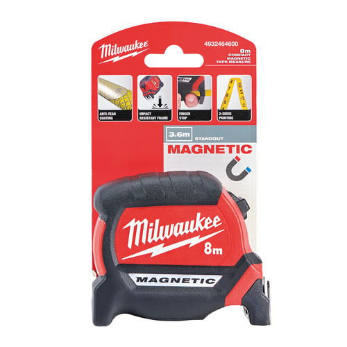 Miara taśma miernicza Premium Magnetic 8 m 1
