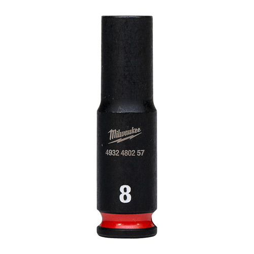 Milwaukee Nasadka udarowa długa 1/4" 8mm - 1 szt 1